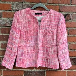 View Pink Tweed Blazer